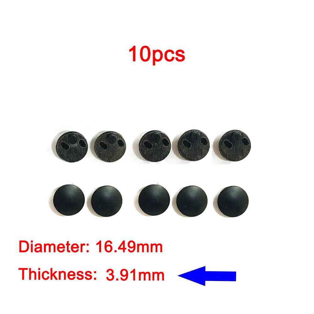Notebook computer feet for DIY Dell MSI Lenovo ASUS acer HP laptop bottom shell rubber feet Foot pad diameter 16.49mm: 3.91 10pcs