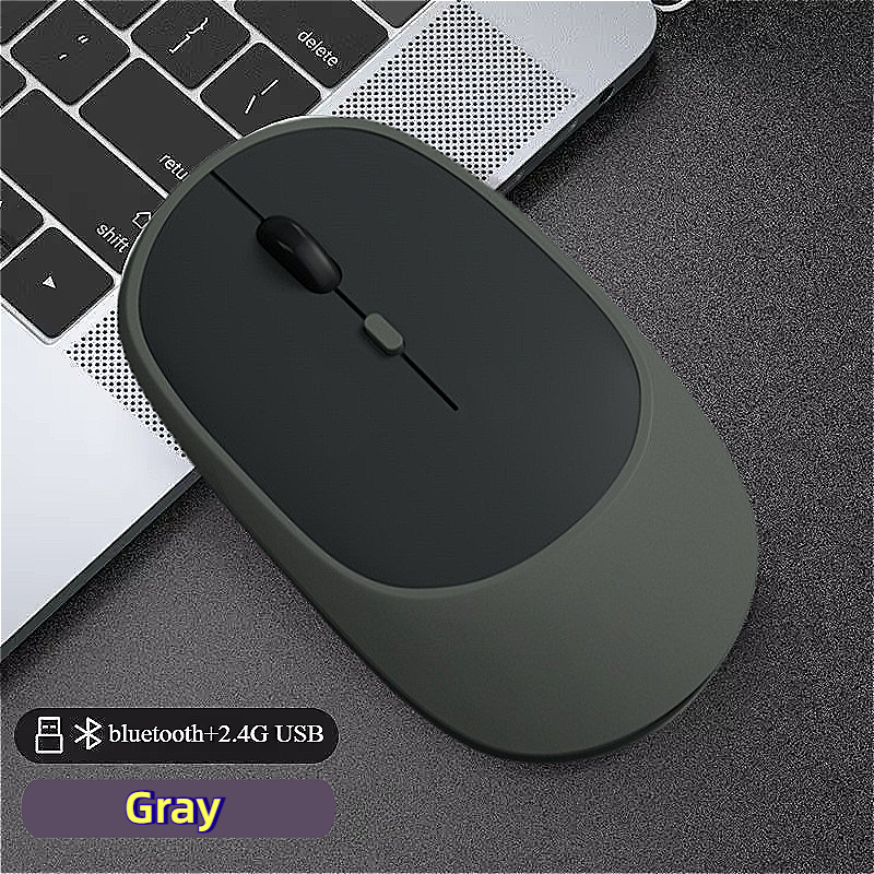 MINGCVIL Wireless Mouse Bluetooth USB Silent Mice Adjustable DPI Ergonomic Rechargeable Gaming Mouse For Xiaomi Tablet