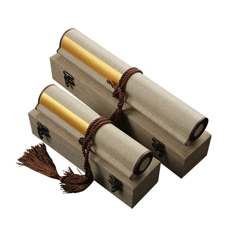 Blank Xuan Paper Draw Axis Batik Calligraphy Xuan Paper Papel Arroz Chinese Sandalwood Bark Half Ripe Yunlong Rice Paper Scroll