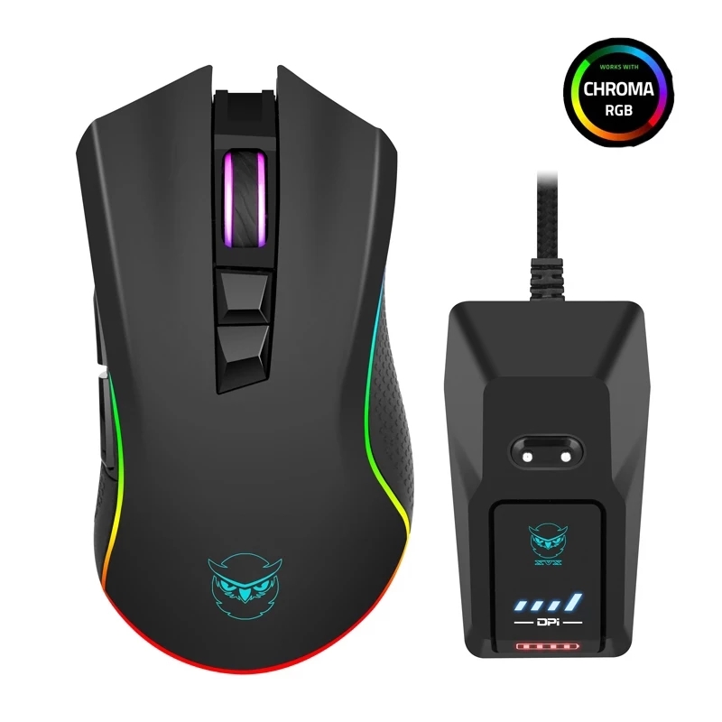 XVX Wireless Mouse Charging Dock + Wireless Mouse Set Metal Power Bank Station 2.4GHz Mice with Charge Base: Mouse charger set