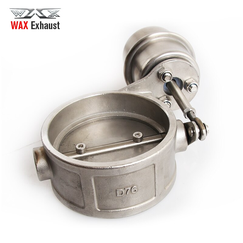 Factory 3.0"/76mm Exhaust Valve Flap Control Electric Exhaust Cutout Valve For Exhaust Catback Downpipe