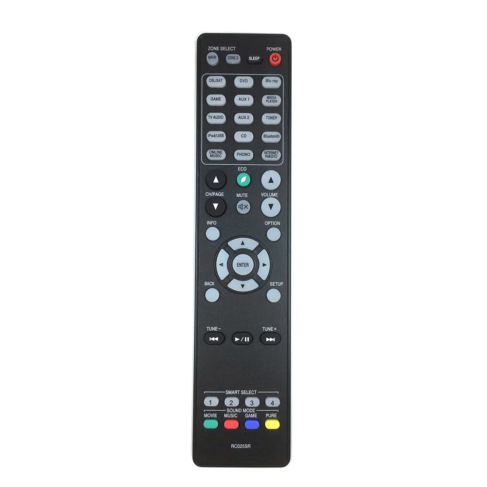 Control remoto para receptor de Audio Marantz, Control remoto compatible con RC025SR, RC021SR, SR5008, NR1604, RC022SR, SR6008, SR6009, SR6010, SR6011,