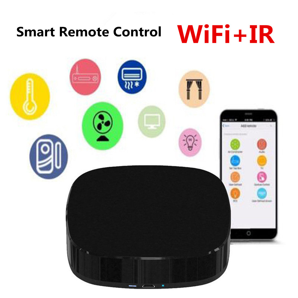 AI Function Smart WiFi + IR Remote Control Universal Wireless Intellegent Voice Controller For Alexa IFTTT Google Smart Home