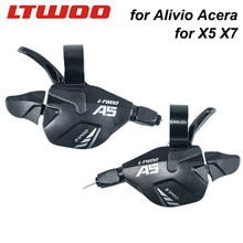 LTWOO A5 3x 9 speed 27s Trigger Bike Shifter , MTB Bicycle 3s Left Shifters Compatible for ALIVIO Altus X5 X7