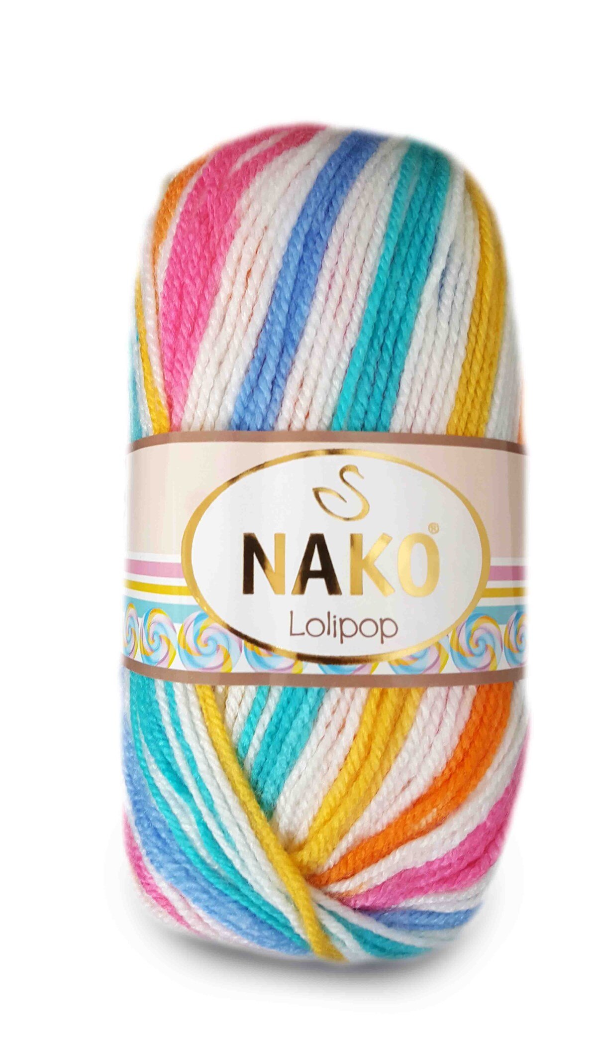 Nako Lollipop 100% Premium Acrylic Yarn DIY Hand knitting yarn blanket sweater cardigan beanie baby knitting yarn crochet: 80438