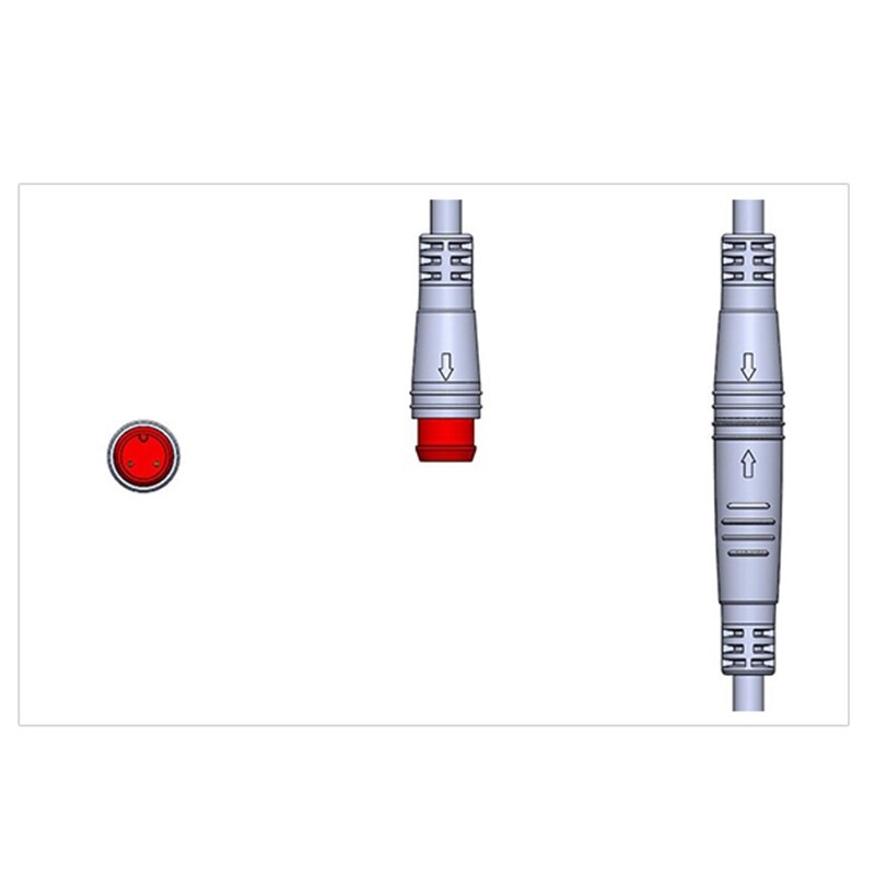 Elektrische fiets verlengkabel 2- pins mannelijk naar mannelijk waterdichte kabel ebike verlengkabel connector