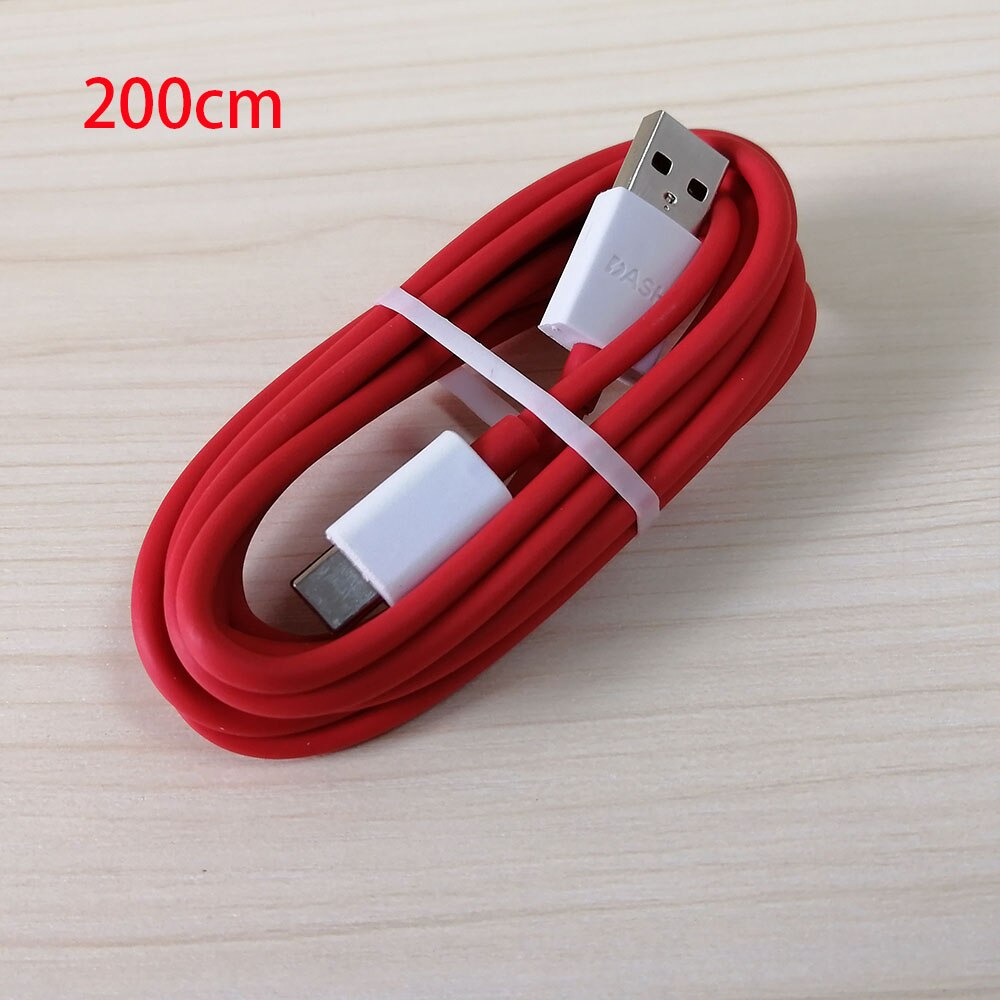 Oneplus 3T 3 5T 5 6T 6 Dash Ladegerät Kabel USB Typ C Dash Kabel Typ- C 4A Schnelle Lade Power Daten Kabel 100 cm/150 cm/200 cm: Default Title