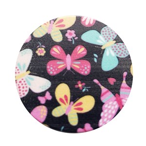 Leuke Patroon Draagbare Ronde Lucht Elastische Pocket Socket Pop-Up Telefoon Houder Uitbreiding En Telefoon Handvat: MULTICOLOR