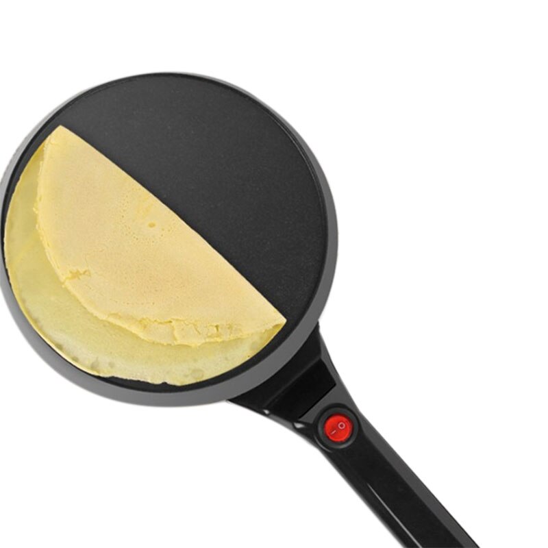 Plancha eléctrica de cocina para hornear panqueques, máquina para hacer sartenes, pasteles de Pizza, máquina antiadherente, herramientas de cocina DIY para el hogar (Enchufe europeo): Default Title