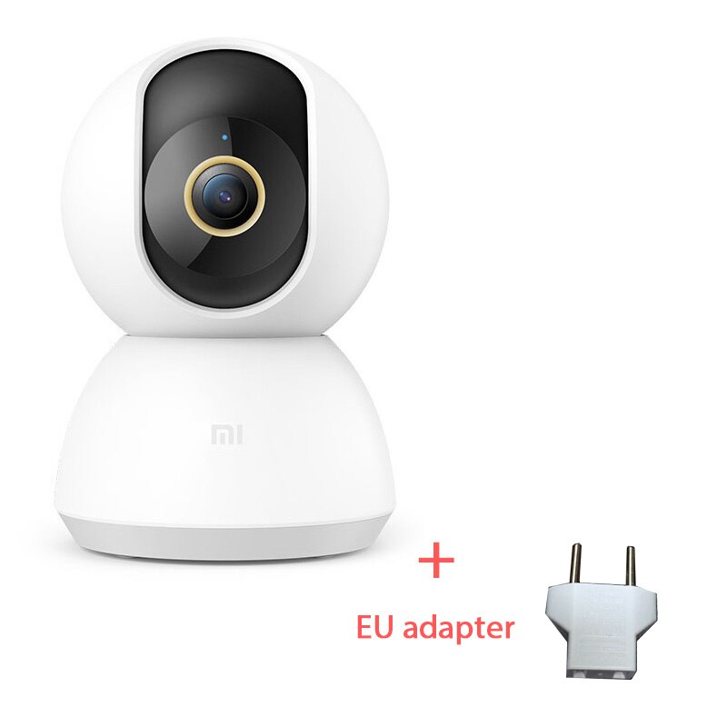 Xiaomi PTZ Camera 2K Pan Tilt Zoom AI Smart IP Cam 3 Million Pixel 2304 X 1296 F1.4 6P Shimmer Full Color Human Detect TF NAS: add EU adapter