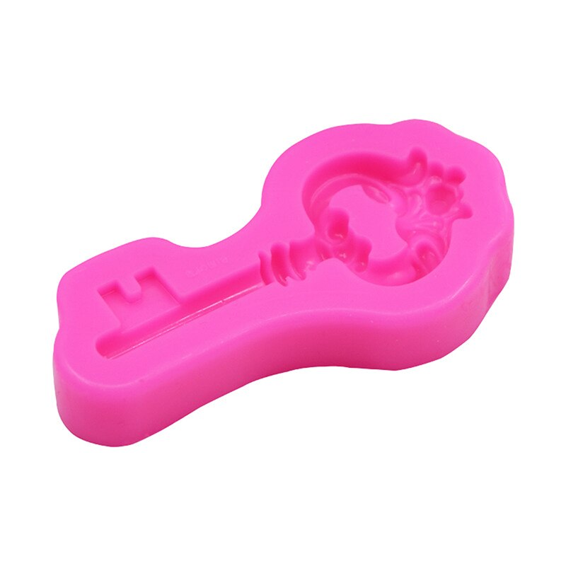 Klucze Sugarcraft foremki do polewy na ciasto czekoladowe formy silikonowe narzędzie do dekoracji ciast narzędzie klucz w stylu Retro kształt formy silikonowe