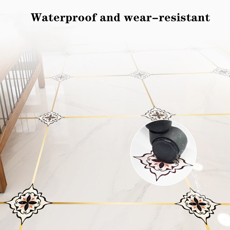 18 pz Autoadesivi Piastrelle Adesivi Durevole Impermeabile PVC Arte Diagonale Pavimento Decalcomanie Della Parete Backsplash Applique fai da te Casa Decorativa