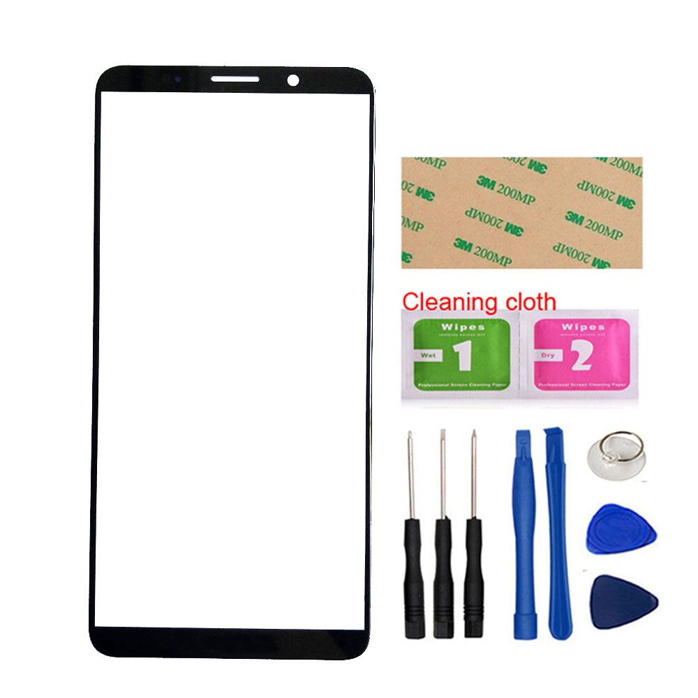 6.0'' Mobile Touch Screen Outer Glass For Huawei Mate 10 pro Front Glass Panel Replacement: Black And Tools