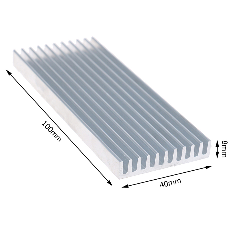 Extruded Aluminum Heatsink For High Power LED IC Chip Cooler Radiator Heat Sink: Gold