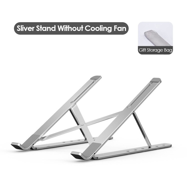 Faltbare Schreibtisch Laptop Tablette Ständer Mit Lüfter Wärme Ableitung Für HP Dell MacBook Luft Profi Stand Notizbuch Halfter Kühler: Splitter ohne Fan