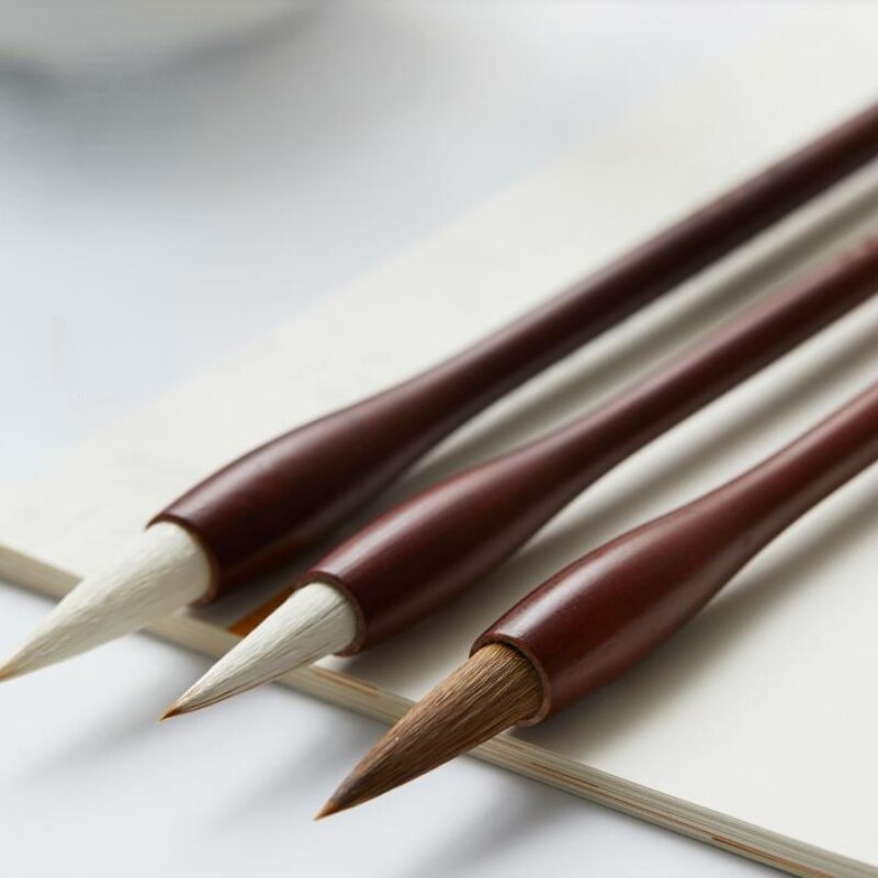 Chinese Calligraphy Writing Brush Pen Set Regular Official Script Calligraphy Brush Ink Watercolor Painting Brushes Tinta China