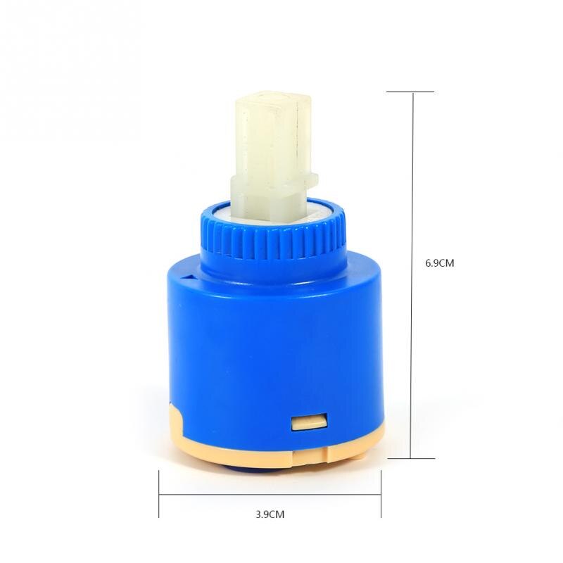 35mm/40mm Practical Ceramic Cartridge Water Mixer Tap Inner Control Faucet Valve PP Plastic - Blue: Navy Blue