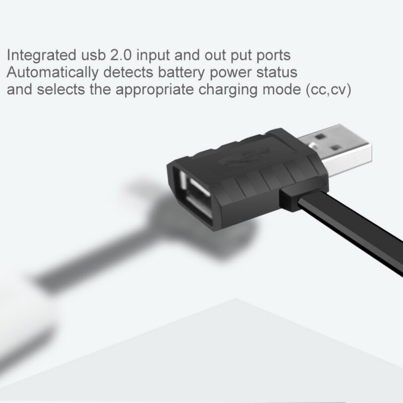 Batterij Lader Voor Li-Ion Batterijen Multifunctionele Magnetische USB Charger Mini Opladen Ontladen Power Bank