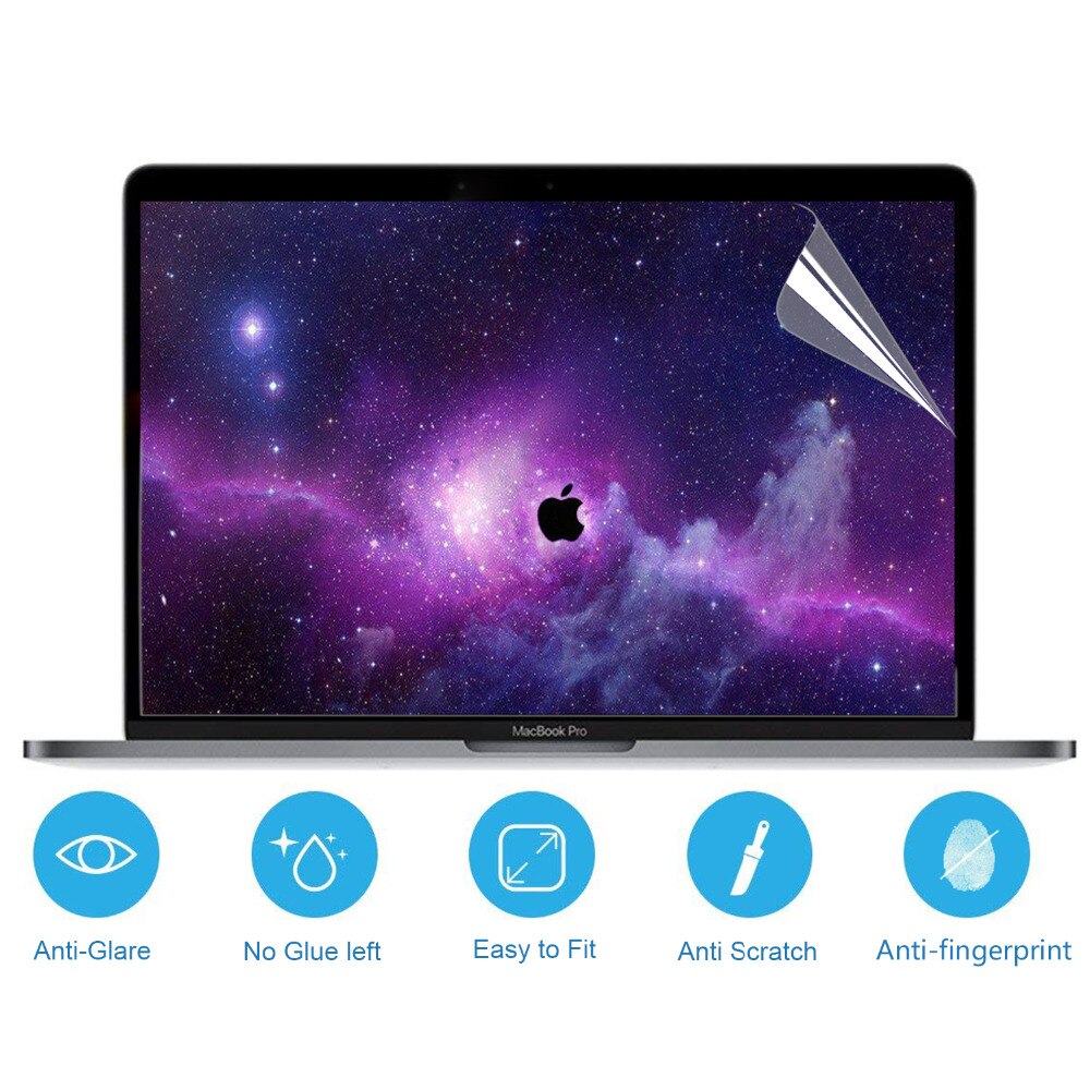 Protecteur d'écran pour MacBook Pro 13 "A2289, Film plastique HD autocollant pour MacBook Air Pro 11 12 13 15 16" A2179