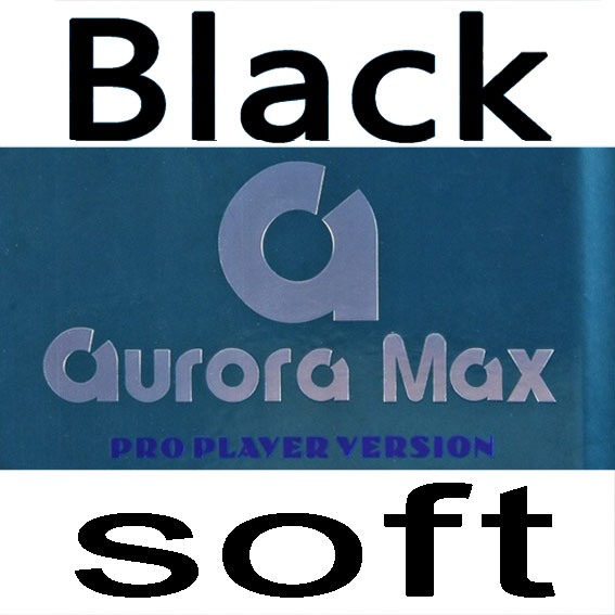 729 Aurora MAX Friendship table tennis rubber Pro Player Version non-sticky AGS Sponge ping pong tennis de mesa: black 2.1mm soft