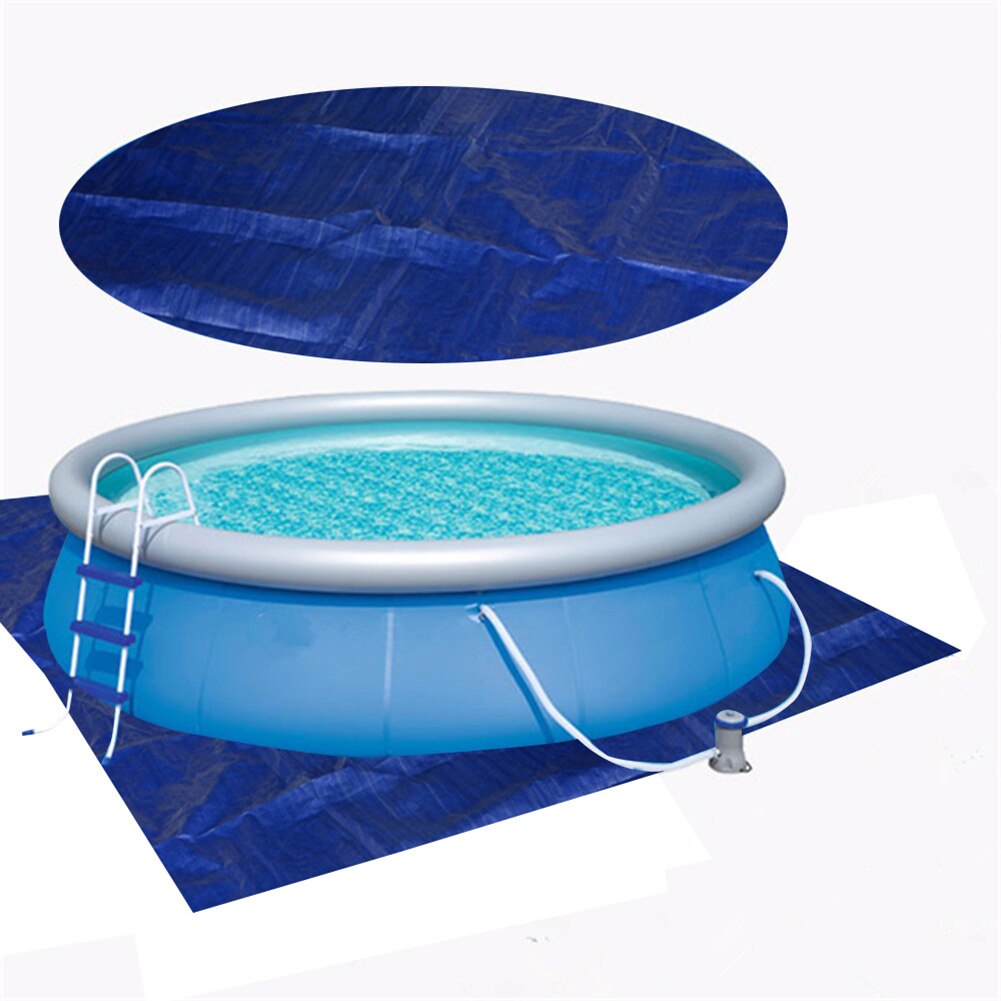 Rectangle Durable Swimming Pool Cover Weatherproof Blue Dust Mat Tarp For Family Garden Pools Accessories