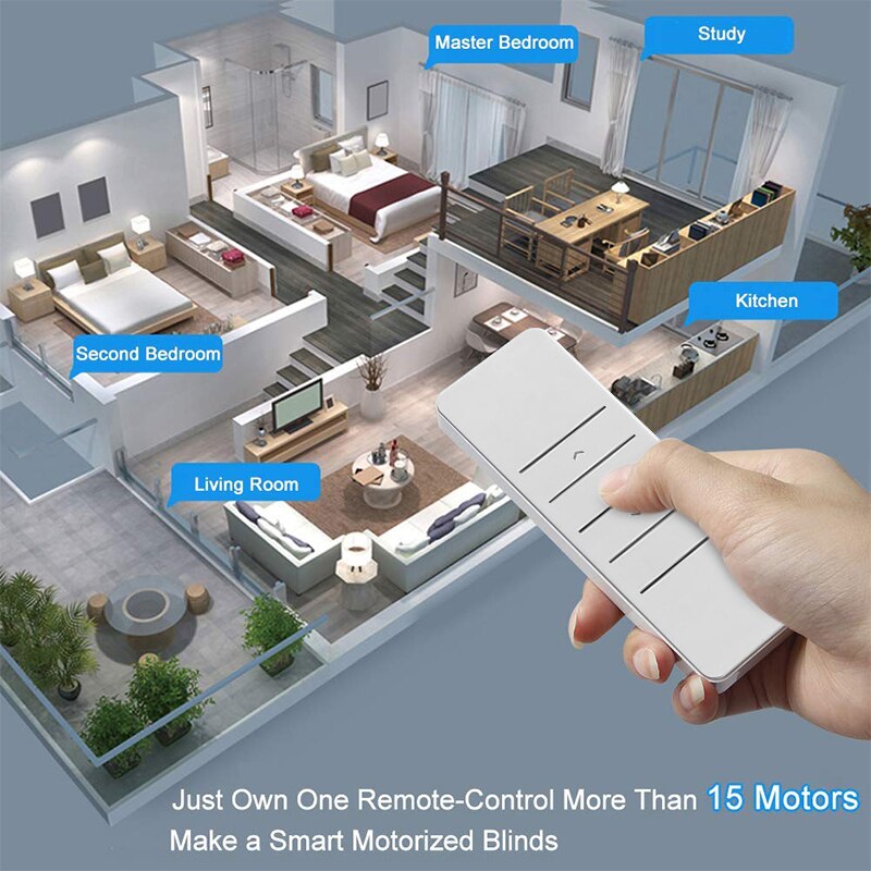 Moteur de volet roulant électrique, Tuya WiFi, commande vocale à distance, fonctionne avec Alexa Google Home Smart Life