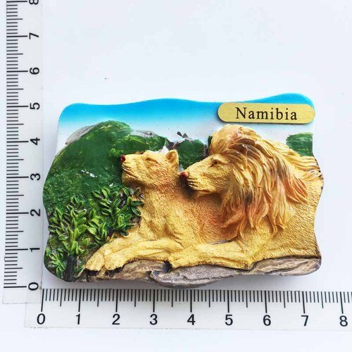Afrika namibia turist køleskab magnet souvenir 3d harpiks køleskab magneter til køkken tilbehør dekoration hjem: 7