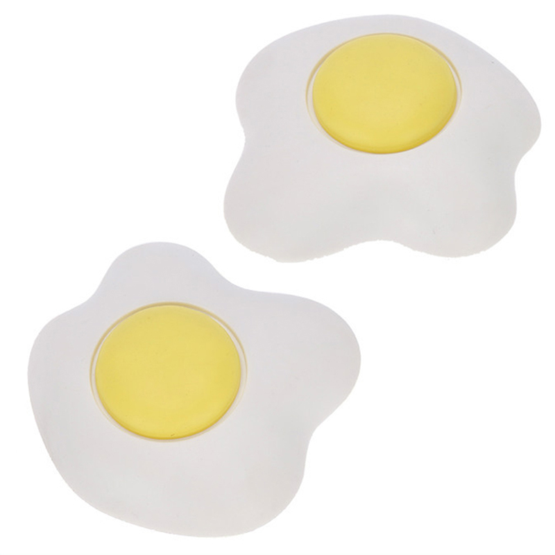 1PC Wall Thickening Mute Door Lock Cute Pouch Egg Shape Plastic Handle Door Lock After The Protection Pad Wall Stickers