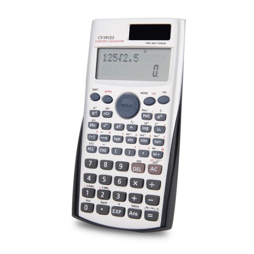 Calculator Scientific Calculator Multi-function Calculator Financial Accounting Tool with Two Way Power for Mathematics Teaching