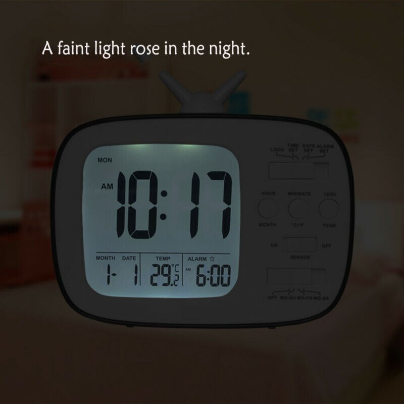 Sensor de reloj despertador Digital para escritorio de EE. UU.