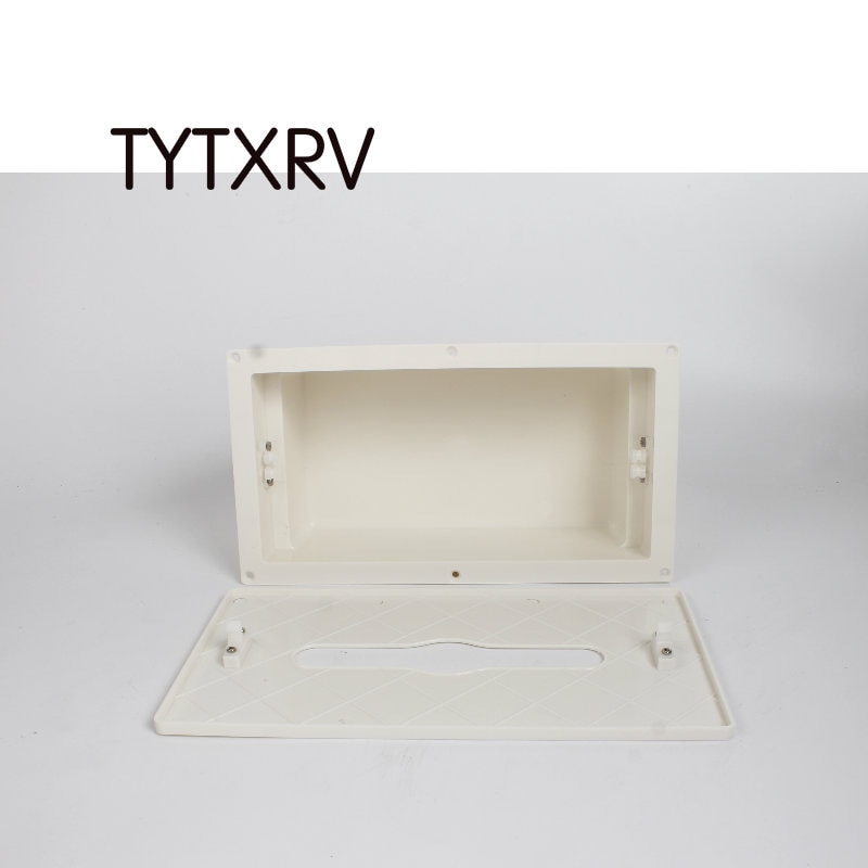 RV Tissue Box Caravan Concealed Installation Toilet Paper Dispenser Camper Accessories Motor home Part TYTXRV