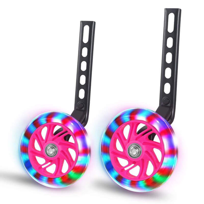 Children's Universal Bicycle Stabilizer Kit Universal Bicycle Balance Auxiliary Wheel 12-20 Inch Auxiliary Wheel Bicycle Parts: Pink