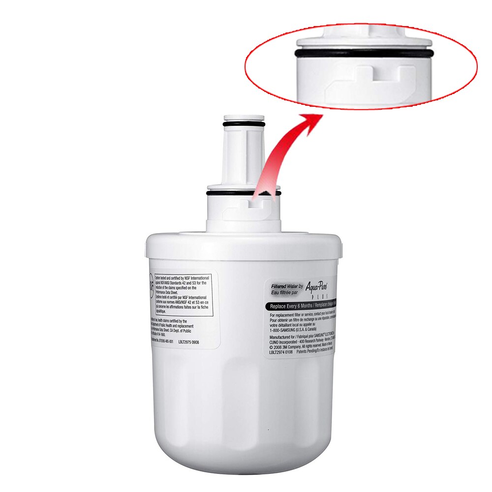 Bytt ut samsung produkter  da29-00003f aqua-ren Plus kjøleskap vannfilter 1 pakke