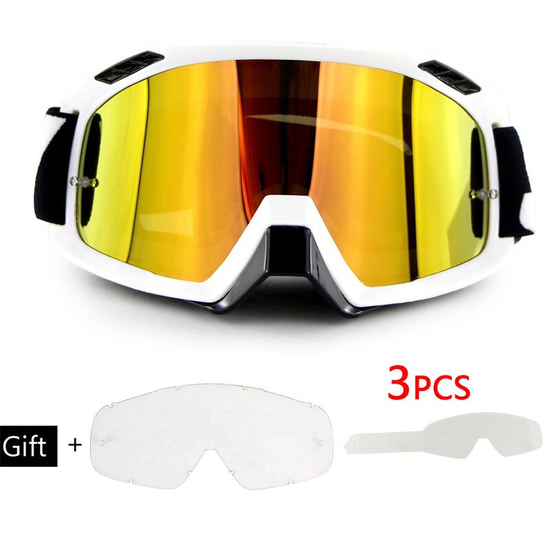 100% Mx Motorcycle Goggles Bril Crossmotor Googles Stofdicht Gafas Winddicht Atv Motocross Bril Sets: F