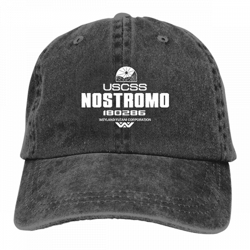 USCSS Nostromo Unisex Soft Casquette Cap Hat Vintage Adjustable Baseball Caps: 1