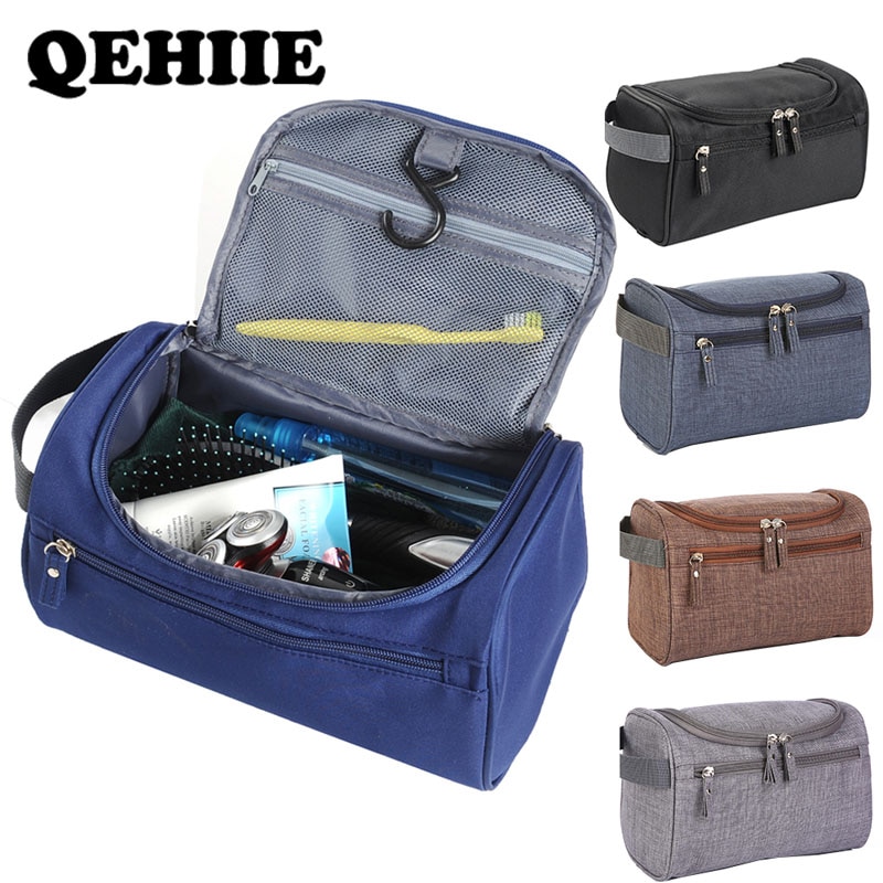 Brands Men's waterproof cosmetic bag Scrub travel large capacity organizer makeupup bag Women beautician hand vanity case bag