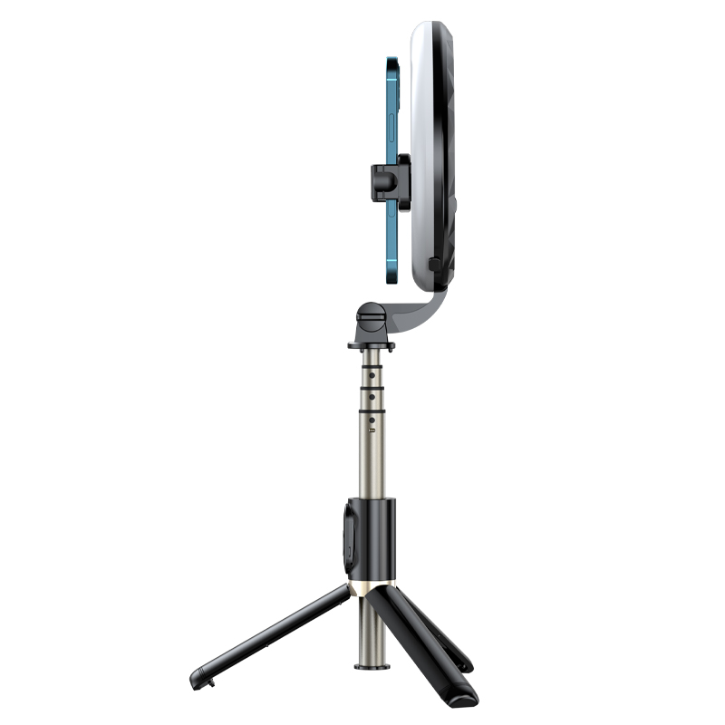 Q07 Draagbare 6-inch statief Selfie Stick Opvouwbare telefoonstandaard Pensstabilisator Standhouder voor iOS Android mobiele telefoon