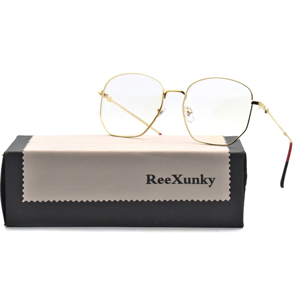 Unisex blauwlichtblokkerende computerbril voor dames, vierkant, anti-vermoeidheidsbril voor heren, bescherming tegen bijziendheid, optische gamingbril