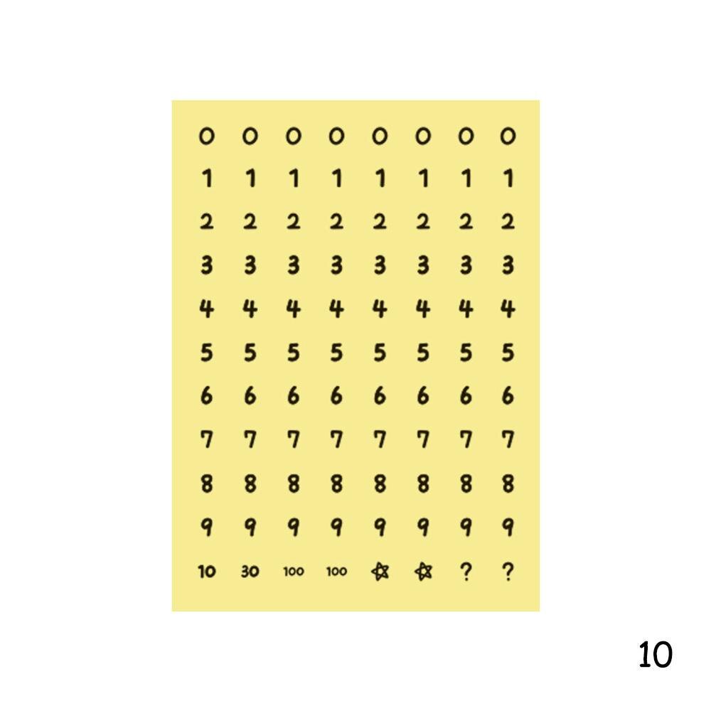 2 kpl tee itse pohjaelementti koriste kirjaimet numerot tarra päiväkirjaan scrapbooking tarrat paperitarvikkeet puhelimen kuoren sisustus: 10