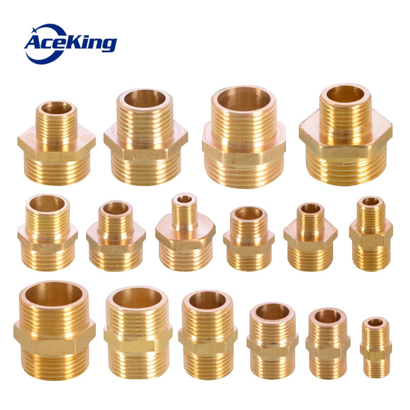 copper equal diameter double outer External thread 1/2 conversion 1/4’ Variable diameter 3/8’ turns 1/8’ joint 1 inch change 4/3