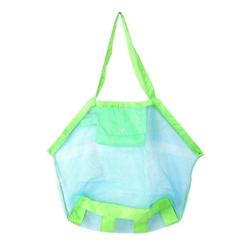 Kinderen Strand Mesh Speelgoed Zak Kinderen Vouwen Zand Weg Netto Tote Outdoor