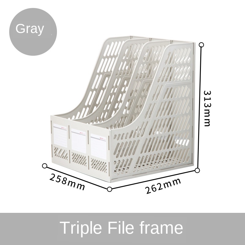 Bestand Doos Quadruple Document Frame Desktop File Storage Rack Plastic Multi-layer Opslag Houder Kantoorbenodigdheden: Style 6