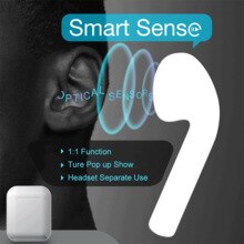 1 pcs/Animatie Tonen Supercopied W1 Bluetooth Dubbele Oortelefoon Voor Ondersteuning de positionering + Wijzigen hernoemen AP Headset