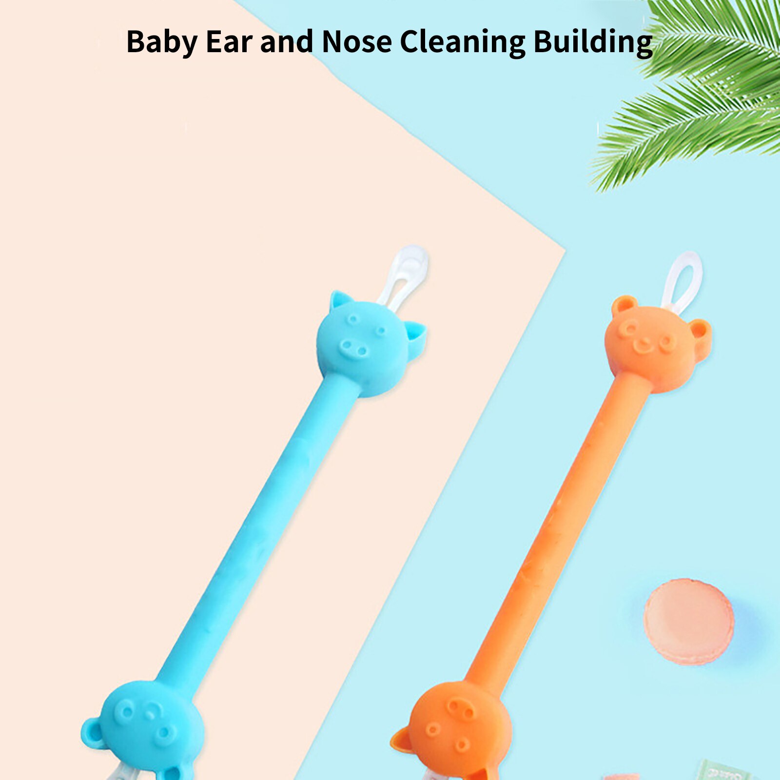 Baby Leucht graben Ohr Scoop Ohr Löffel Licht freundlicher Ohren Reinigung Mit Licht Karikatur Bär Ohrenschmalz Scoop Ausschöpfen Baby Pflege werkzeuge