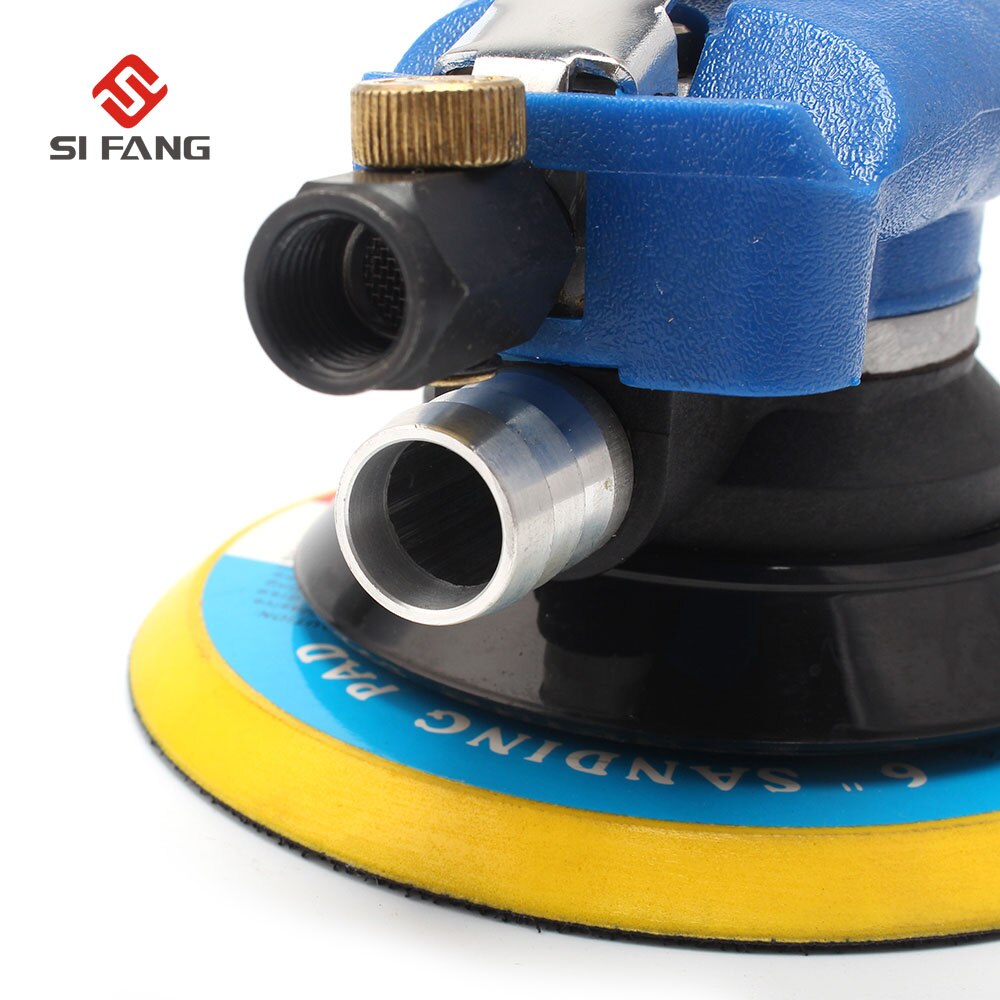 6'' inch 150mm Air Random Orbital Sander With Vacuum Pneumatic Sander Air Tool Polished Grinding Machine Hand Tool