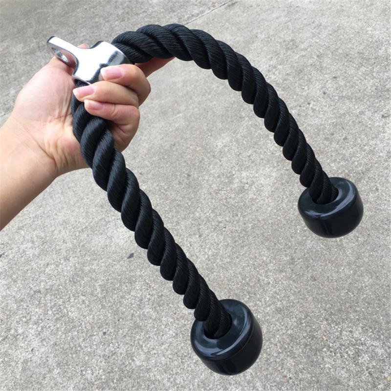 Hand Grijper Touw Training Touw Pull Down Touwen Voor Triceps Sterkte Enhancement Zwart Fitness Apparatuur Gym Training Hendel