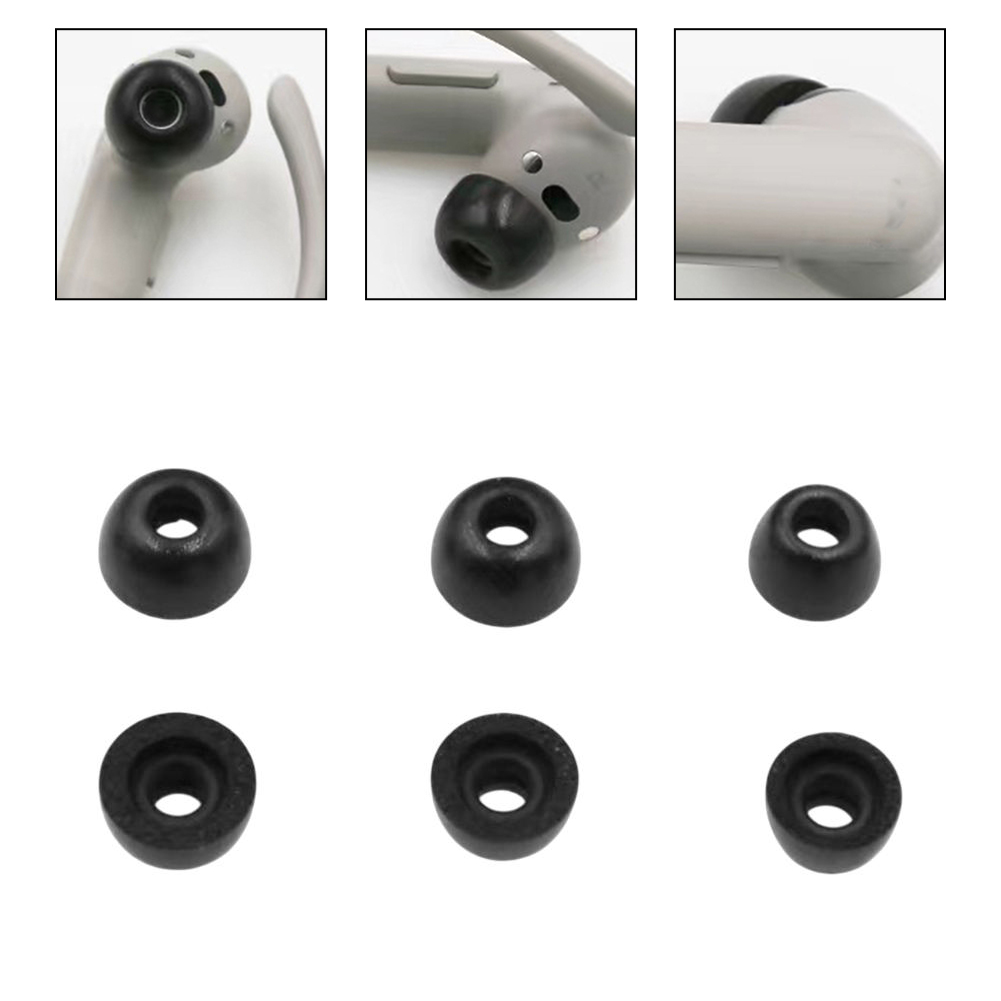 Zachte Memory Foam Oordopjes Voor Powerbeats Pro 2 Zwart Comfortabele Oordopjes In-Ear Covers Oortelefoon Vervanging Pads Accessoires