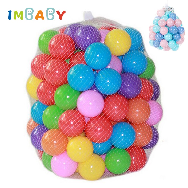 100/200Pcs 5.5/7Cm Oceaan Ballen Voor Kinderbox Ballen Zwembad Baby Speelgoed Zacht Plastic Kleurrijke Air jongleren Ballen Hek Accessoires