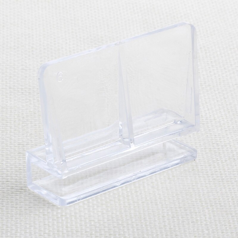 Clip Trasparenti 6 Clip Acrilico Per Acquario 6mm - Supporti Per Coperchio Trasparenti Accessori Acquario - Foto 7