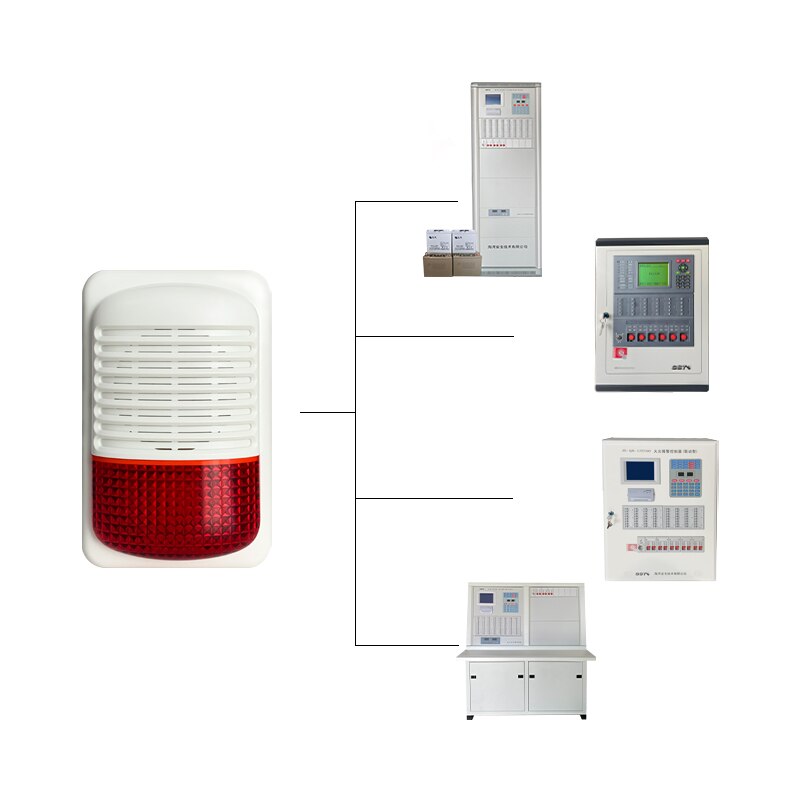 Haiwan Alarm Warning Light Sound And Light Alarm Lamp Fire Equipment for Public Place